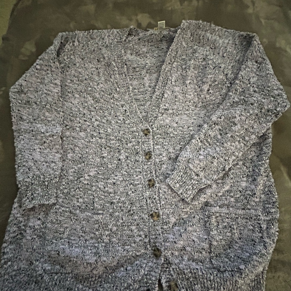 Love By Design Gray Cardigan Sweater